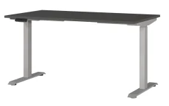 Schreibtisch GW-JET, graphit/silber