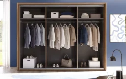 Schwebetürenschrank Bravo/Aschau, Eiche-Nachbildung, 270 x 210 cm