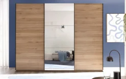 Schwebetürenschrank Bravo/Aschau, Eiche-Nachbildung, 270 x 210 cm