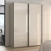 Schwebetürenschrank Contido, champagner, 242 x 223 cm