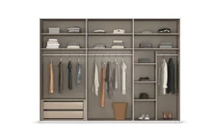 Schwebetürenschrank Contido, schwarz, 301 x 223 cm