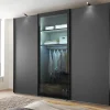 Schwebetürenschrank Dubai, graphit, 300 x 217 cm
