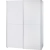 Schwebetürenschrank Puls, weiß, 170 x 196 cm
