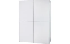 Schwebetürenschrank Puls, weiß, 170 x 196 cm