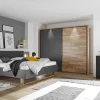 Schwebetürenschrank Rivoli 494, Montana Oak, graphit, 270 x 210 cm