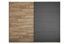 Schwebetürenschrank Rivoli 494, Montana Oak, graphit, 270 x 210 cm