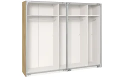 Schwebetürenschrank Slideline, Eiche, 252 x 220 cm