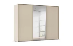 Schwebetürenschrank Taro, champagner, inkl. Passepartout