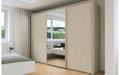 Schwebetürenschrank Taro, champagner, inkl. Passepartout