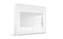 Schwebetürenschrank X-tend, weiß, 226 x 223 cm