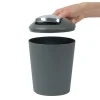 Schwingdeckeleimer Marta in grau, 1,7 l
