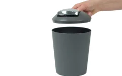 Schwingdeckeleimer Marta in grau, 5 l