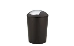 Schwingdeckeleimer Marta in schwarz, 1,7 l