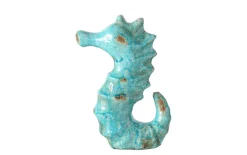 Seepferdchenfigur Fina, türkis/grau