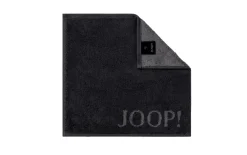 Seifenlappen Classic Doubleface, Baumwolle, schwarz, 30 x 30 cm