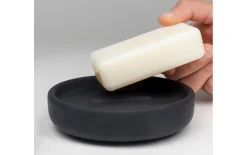Seifenschale Sana, schwarz, 11,5 cm