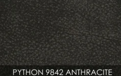 Sessel mit Hocker 3408, anthrazit, inkl. manuelle Relax-Funktion