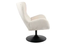 Sessel Samos LS, beige, inkl. 360° Drehfunktion