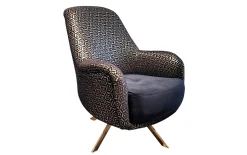 Sessel Singapur, anthrazit, 360° drehbar