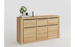 Sideboard Brest, massive Buche