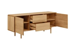 Sideboard Darwin, Eiche, inkl. Push-to-Open Funktion