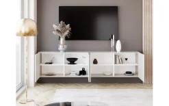 Sideboard Dillon, Eiche Lindberg-Nachbildung/grau
