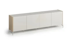 Sideboard Dillon, Eiche Lindberg-Nachbildung/grau