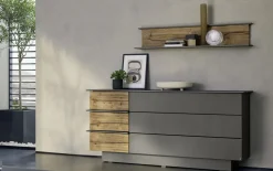 Sideboard Jana, graphit, inkl. Softclose Funktion