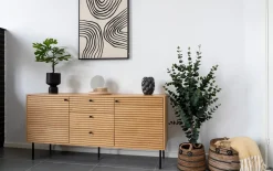 Sideboard Kyoto, furnierte Eiche