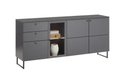 Sideboard Lugano, quarzgrau