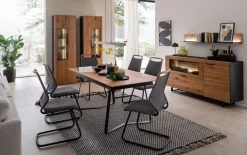 Sideboard Yoris Kerneiche/anthrazit