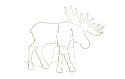 Silhouette Elchform Tapesil, transparent