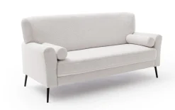 Sofa 2,5 Sitzer Amadeo, silber/beige