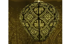 Solar-Laterne, braun, 30 cm