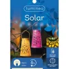 Solar Laterne, mehrfarbig