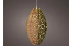 Solar-Laterne, orange, 23 cm