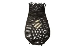 Solar-Laterne, schwarz, 36 cm