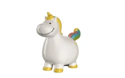 Spardose Bambini Einhorn, Porzellan, weiß