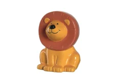 Spardose Bambini Löwe, Porzellan, gelb/braun