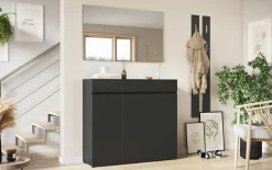 Spiegel GW-Landos, graphit, 134 x 80 cm