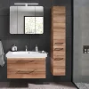 Spiegelschrank Bern, Riviera Eiche-Nachbildung, 90 x 71 cm