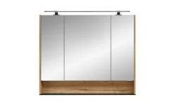 Spiegelschrank Bordeaux, Eiche Halifax-Nachbildung, 103 x 85 cm