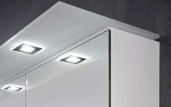 Spiegelschrank Leo Living 116, schneeweiß glanz