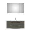 Spiegelschrank mit LED-Beleuchtung, 4005, grau