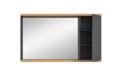 Spiegelschrank Nuaro, anthrazit/Eiche-Nachbildung
