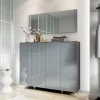 Spiegel Siriano, graphit, 145 x 58 cm