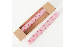 Stabkerze Lilin, rosa, 2er Set