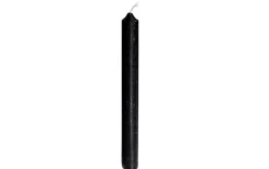 Stabkerze Rustic, schwarz, 4-teilig