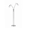 Standleuchte Antibes, nickel matt, 125 cm