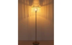 Standleuchte Gorley, beige, 152 cm